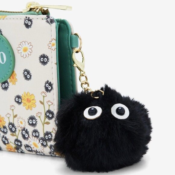 Studio Ghibli My Neighbor Totoro Soot Sprites Flower Mini Wallet Her Universe - Picture 9 of 9